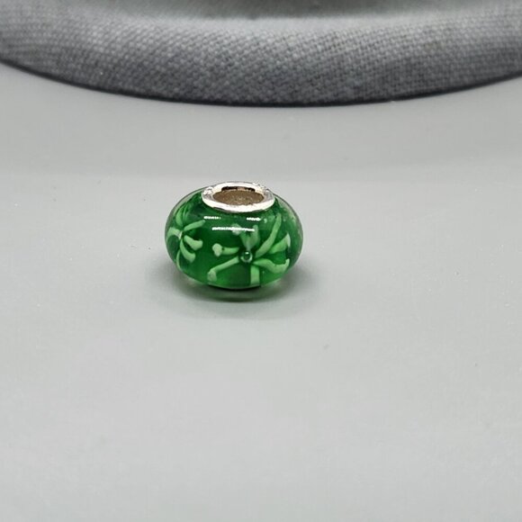 Lot of 8 - Glass Bead Charms for Bracelets marked 925 - Picture 11 of 16